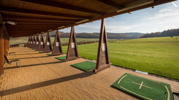 Driving range uzavřen